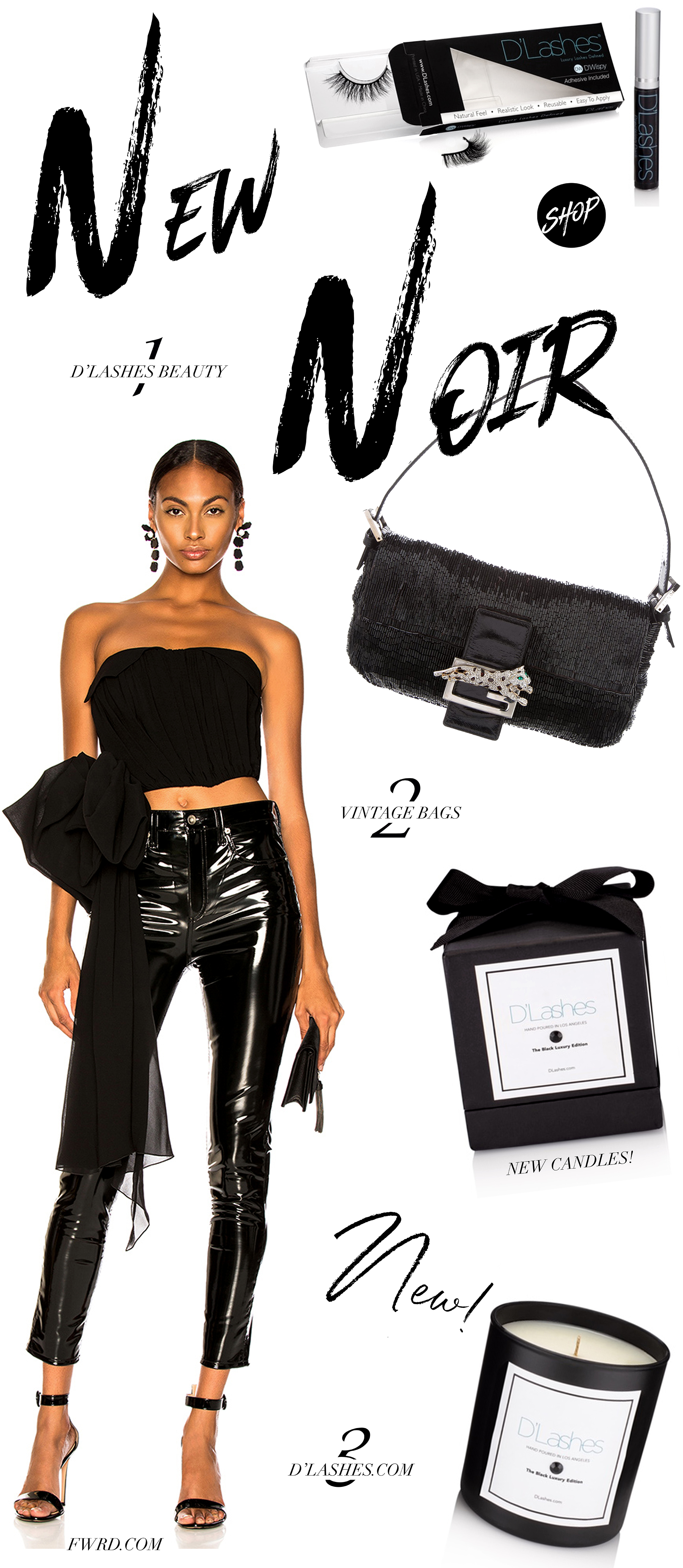 Noir Glam Fashion Looks